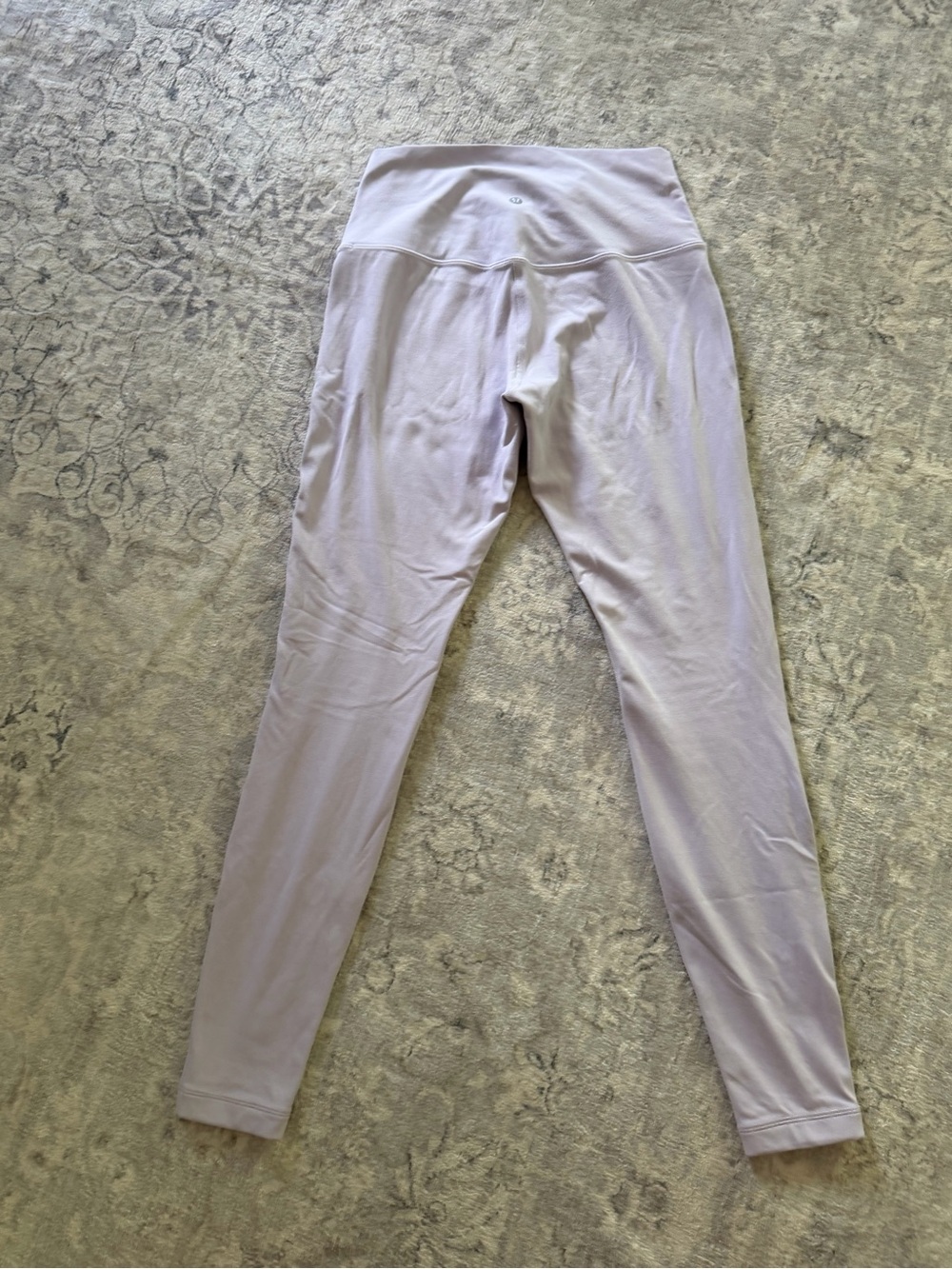 High-Waist Lavender Workout Leggings